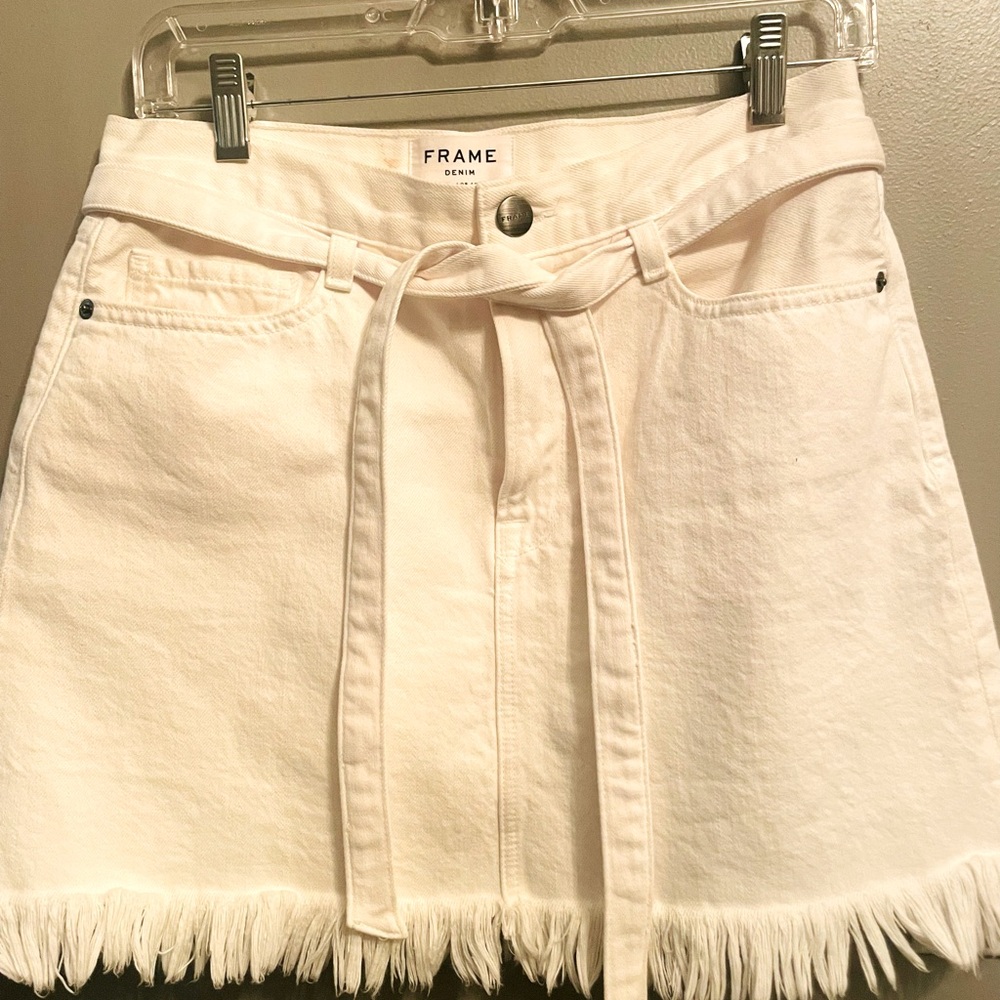 Frame white denim 27